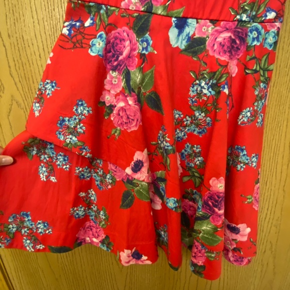 Speechless Red Floral Dress - Picture 6 of 8